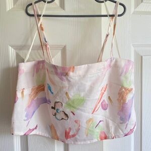 Petal and Pup halter crop tank size M NWOT